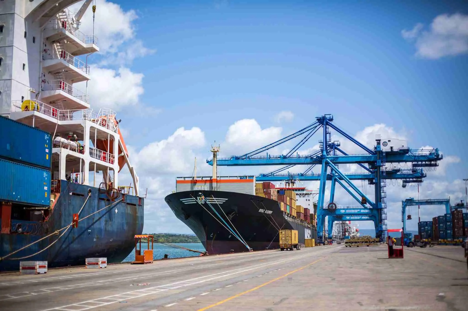 File image of ships at the Mombasa Port.